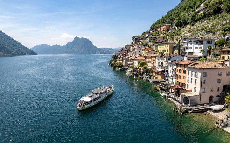 Violet Suite 5 Lugano City For 4 Guest -By Easylife Swiss Esterno foto